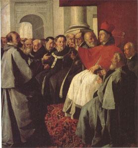 ZURBARAN  Francisco de St Bonaventure at the Council of Lyons (mk05)